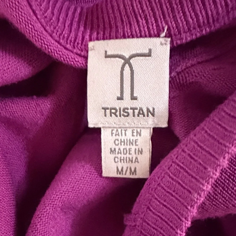 Tristan Fuchsia Long Sleeve Dress, Medium - Picture 6 of 10